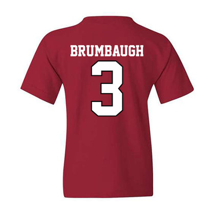 Oklahoma - NCAA Baseball : Cayden Brumbaugh - Sports Shersey Youth T-Shirt-1