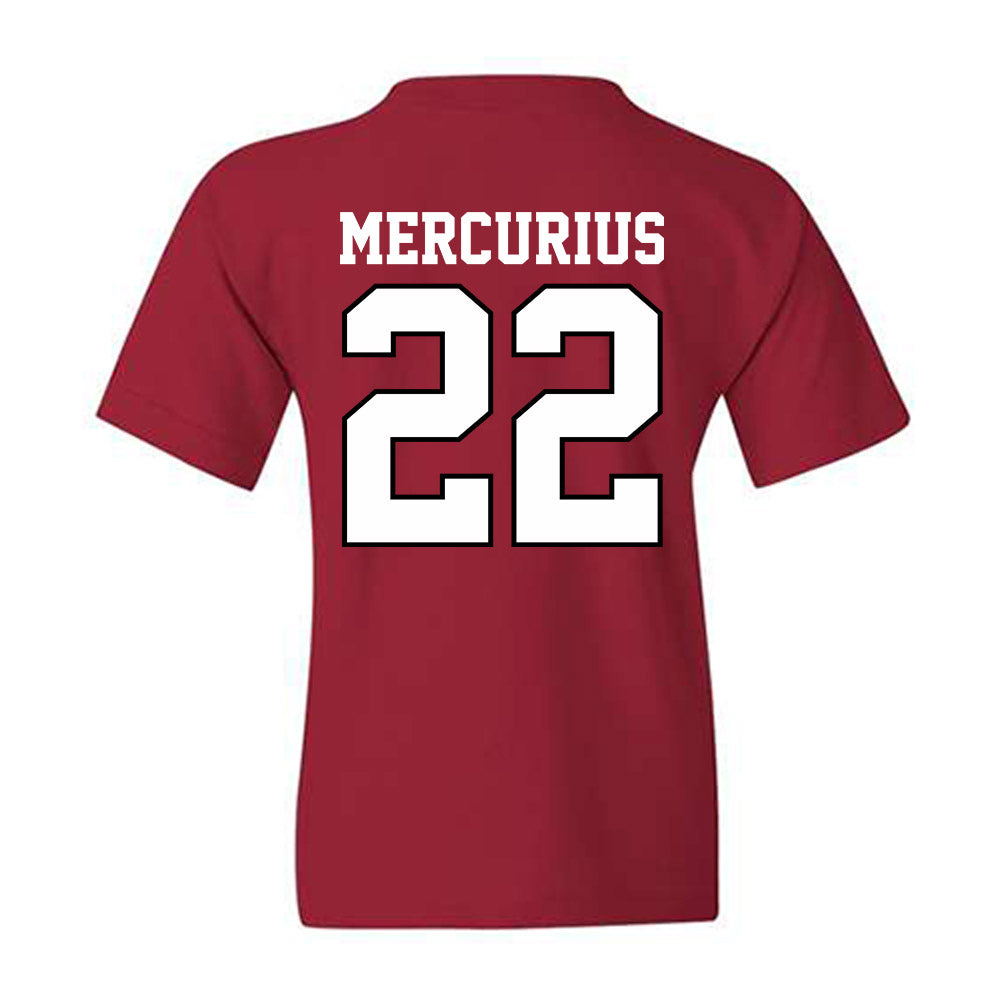 Oklahoma - NCAA Baseball : LJ Mercurius - Sports Shersey Youth T-Shirt-1