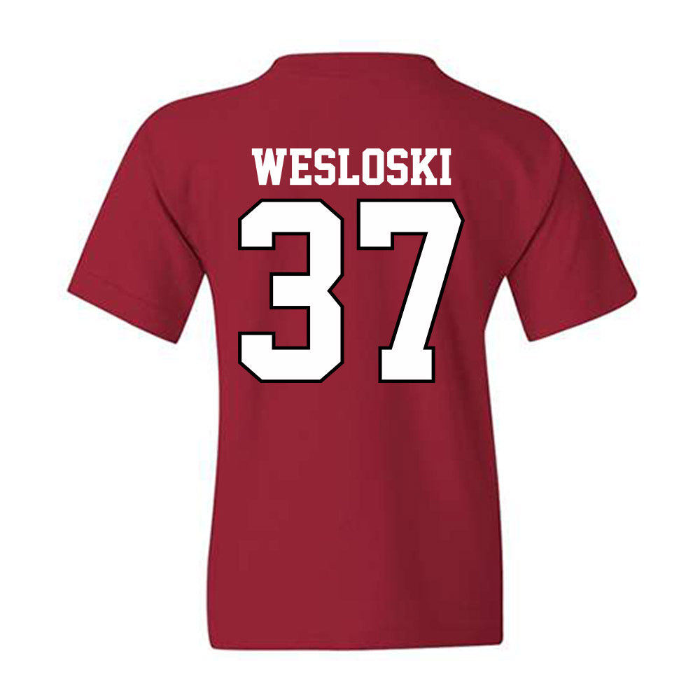 Oklahoma - NCAA Baseball : Nick Wesloski - Sports Shersey Youth T-Shirt-1