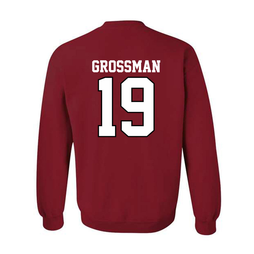Oklahoma - NCAA Baseball : Jaxon Grossman - Sports Shersey Crewneck Sweatshirt-1