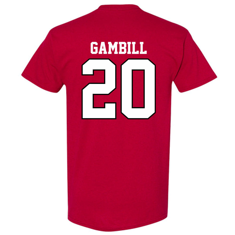 Oklahoma - NCAA Baseball : Trey Gambill - Sports Shersey T-Shirt-1