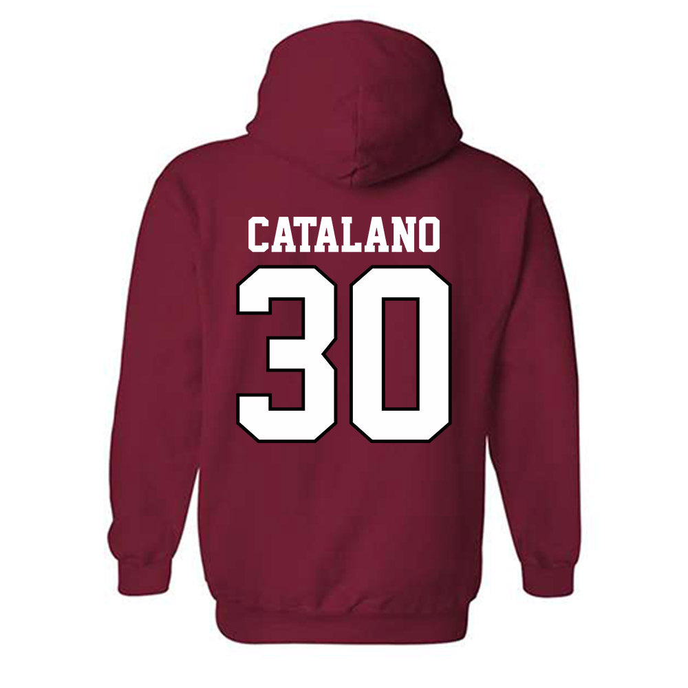 Oklahoma - NCAA Baseball : Michael Catalano - Sports Shersey Hooded Sweatshirt-1