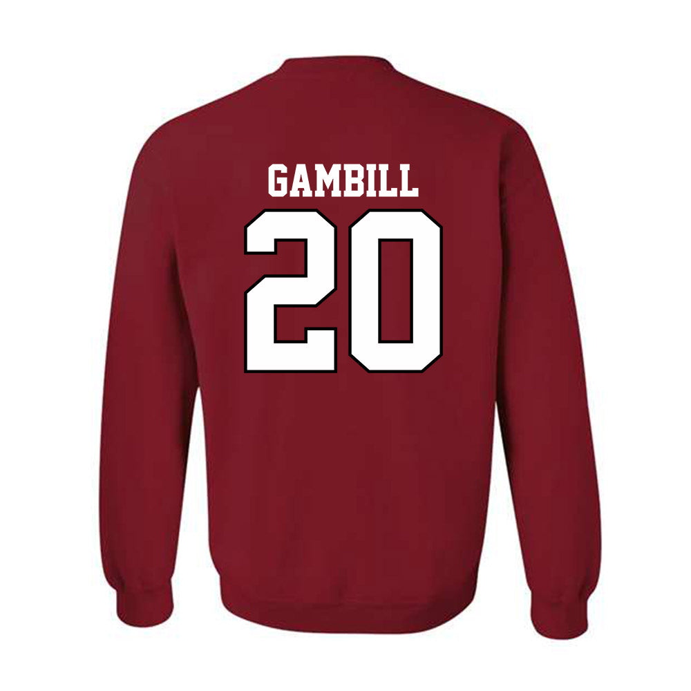 Oklahoma - NCAA Baseball : Trey Gambill - Sports Shersey Crewneck Sweatshirt-1