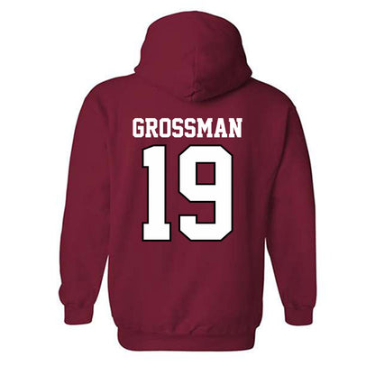 Oklahoma - NCAA Baseball : Jaxon Grossman - Sports Shersey Hooded Sweatshirt-1