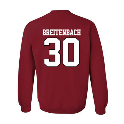 Oklahoma - NCAA Baseball : Finn Breitenbach - Sports Shersey Crewneck Sweatshirt-1
