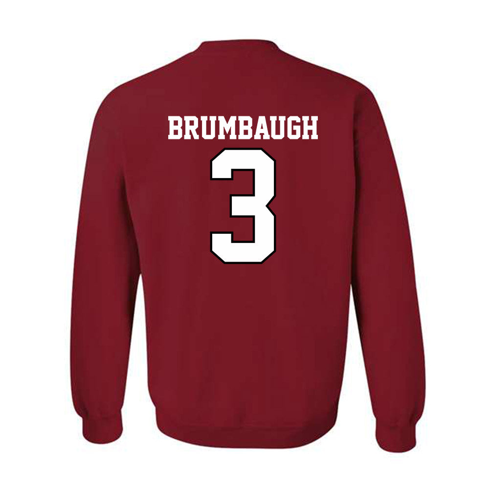 Oklahoma - NCAA Baseball : Cayden Brumbaugh - Sports Shersey Crewneck Sweatshirt-1