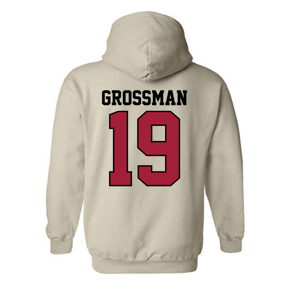 Oklahoma - NCAA Baseball : Jaxon Grossman - Sports Shersey Hooded Sweatshirt-1