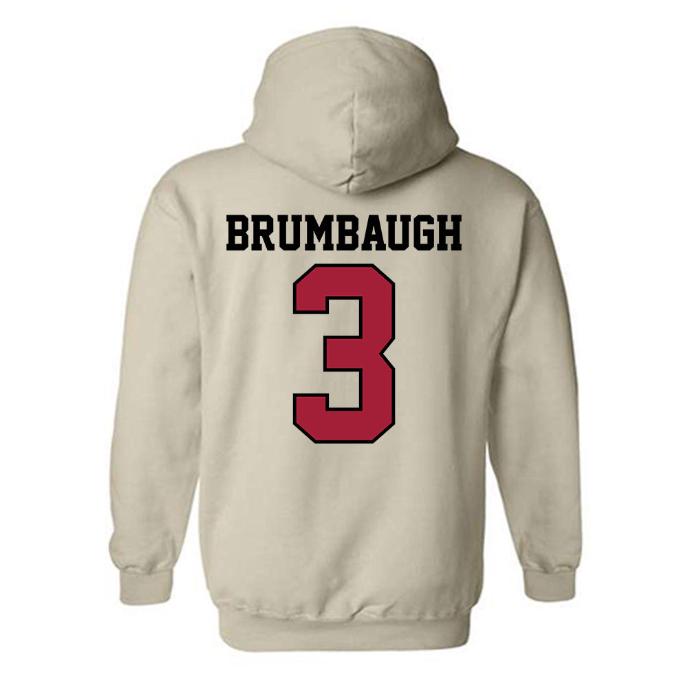 Oklahoma - NCAA Baseball : Cayden Brumbaugh - Sports Shersey Hooded Sweatshirt-1