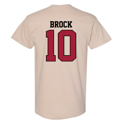 Oklahoma - NCAA Baseball : Brendan Brock - Sports Shersey T-Shirt-1