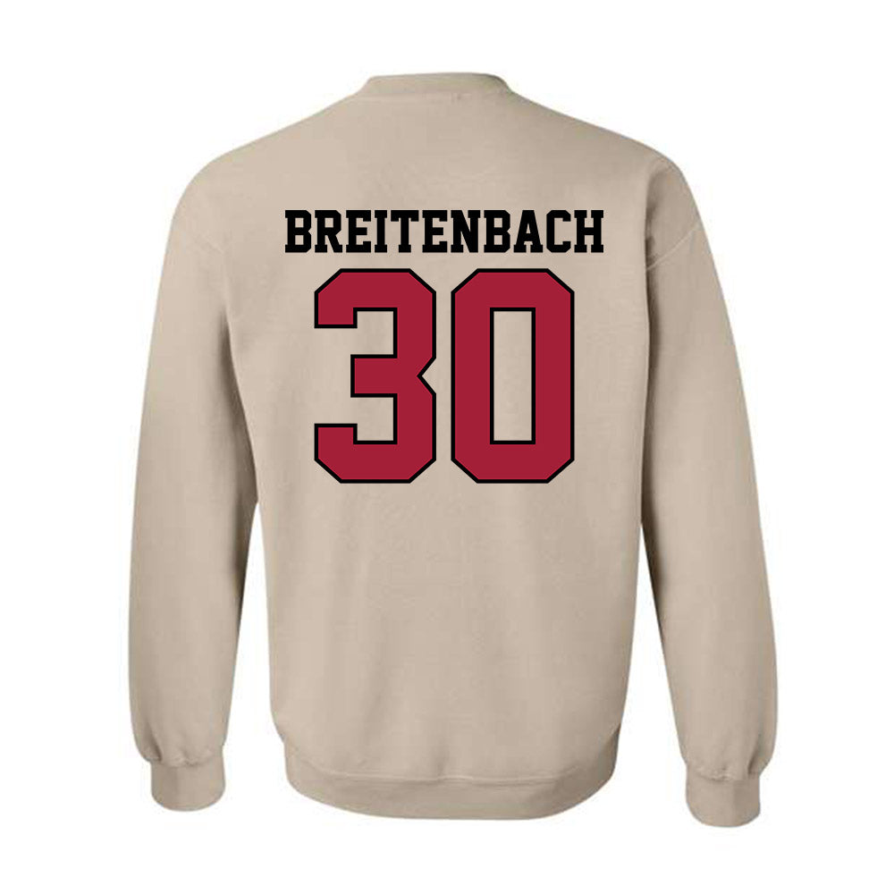 Oklahoma - NCAA Baseball : Finn Breitenbach - Sports Shersey Crewneck Sweatshirt-1