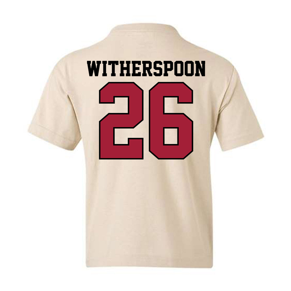 Oklahoma - NCAA Baseball : Kyson Witherspoon - Youth T-Shirt Sports Shersey