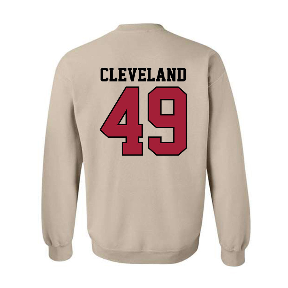 Oklahoma - NCAA Baseball : Jackson Cleveland - Sports Shersey Crewneck Sweatshirt-1