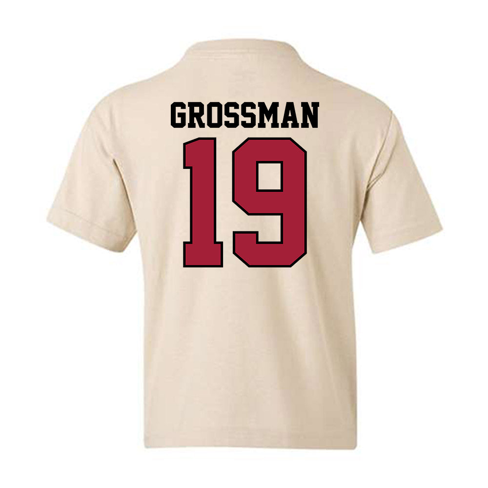 Oklahoma - NCAA Baseball : Jaxon Grossman - Sports Shersey Youth T-Shirt-1