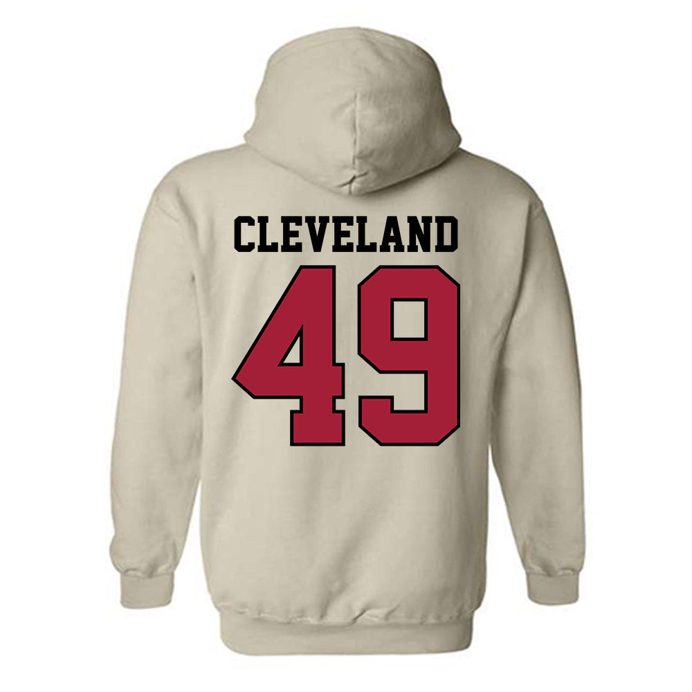 Oklahoma - NCAA Baseball : Jackson Cleveland - Sports Shersey Hooded Sweatshirt-1