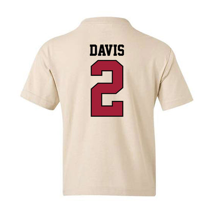 Oklahoma - NCAA Baseball : Myles Davis - Sports Shersey Youth T-Shirt-1