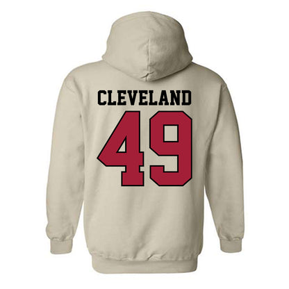 Oklahoma - NCAA Baseball : Jackson Cleveland - Sports Shersey Hooded Sweatshirt-1