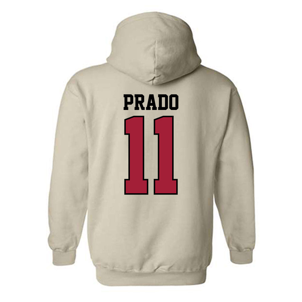 Oklahoma - NCAA Baseball : Gerardo Prado - Sports Shersey Hooded Sweatshirt-1