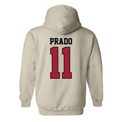 Oklahoma - NCAA Baseball : Gerardo Prado - Sports Shersey Hooded Sweatshirt-1