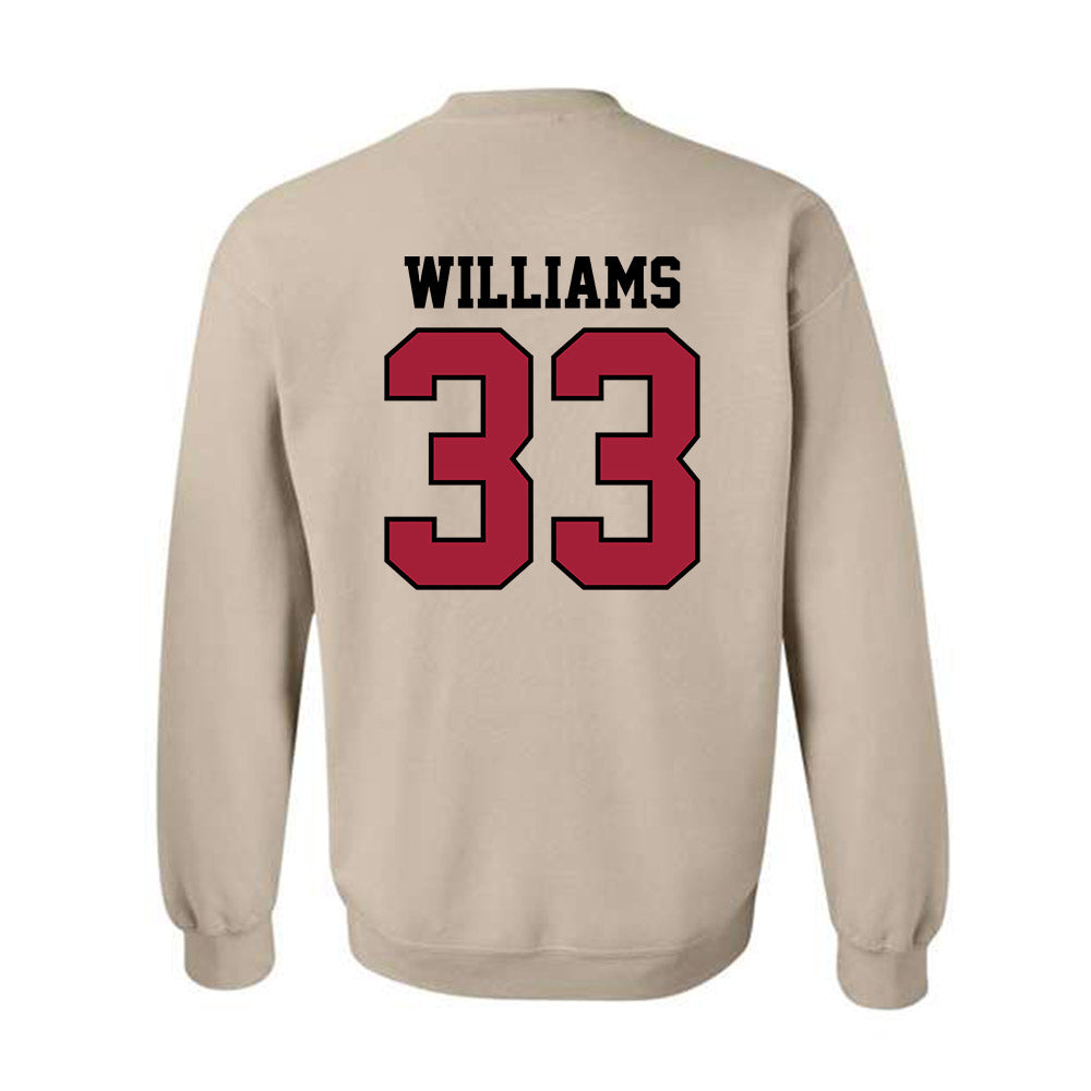 Oklahoma - NCAA Baseball : Isaac Williams - Sports Shersey Crewneck Sweatshirt-1