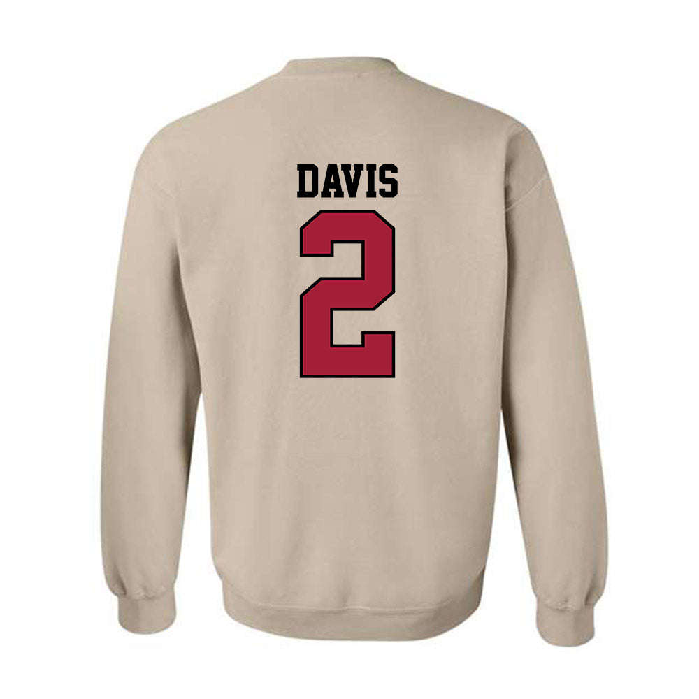 Oklahoma - NCAA Baseball : Myles Davis - Sports Shersey Crewneck Sweatshirt-1