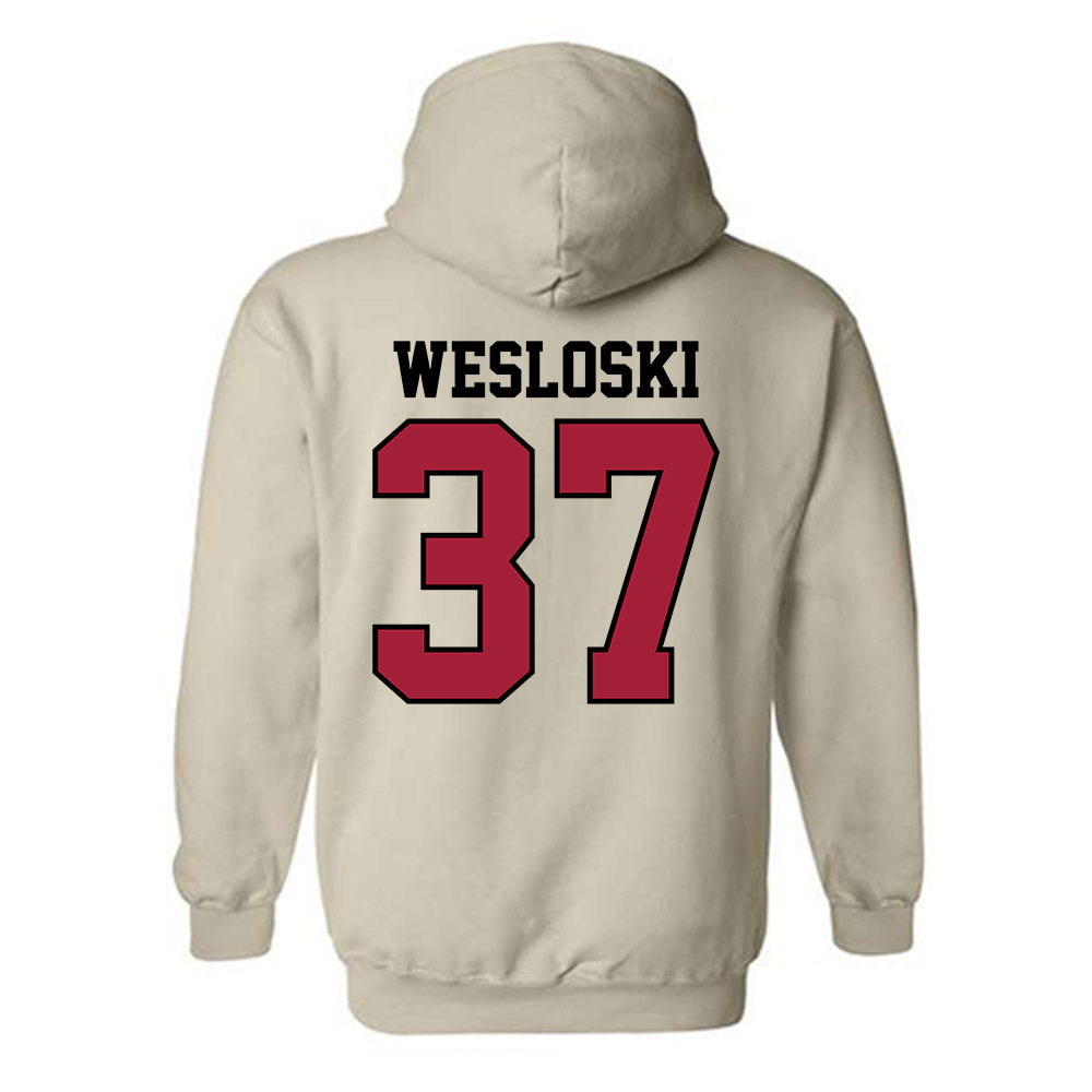 Oklahoma - NCAA Baseball : Nick Wesloski - Sports Shersey Hooded Sweatshirt-1