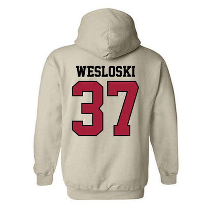 Oklahoma - NCAA Baseball : Nick Wesloski - Sports Shersey Hooded Sweatshirt-1
