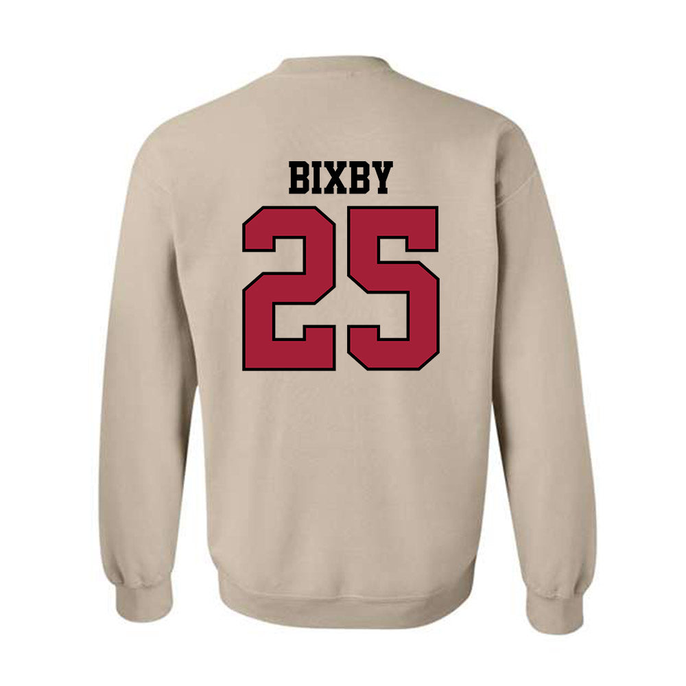 Oklahoma - NCAA Baseball : Mason Bixby - Sports Shersey Crewneck Sweatshirt-1