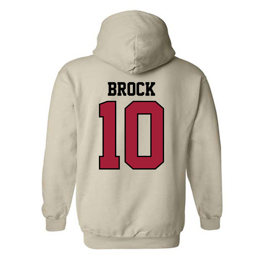 Oklahoma - NCAA Baseball : Brendan Brock - Sports Shersey Hooded Sweatshirt-1