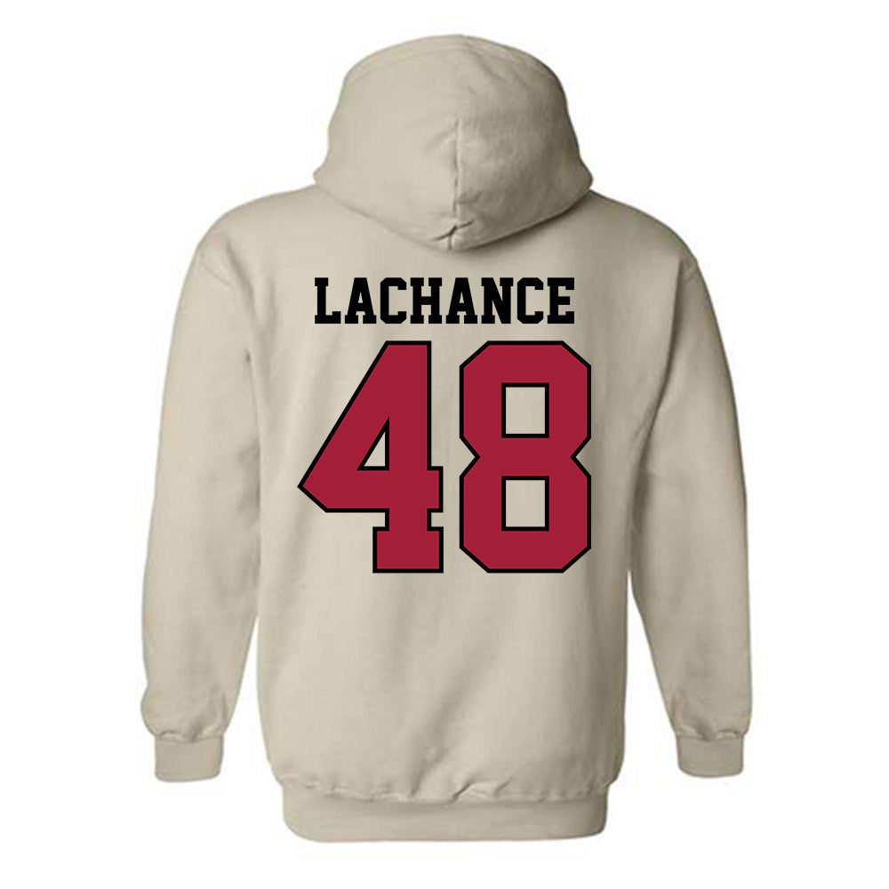Oklahoma - NCAA Baseball : Deiten Lachance - Sports Shersey Hooded Sweatshirt-1