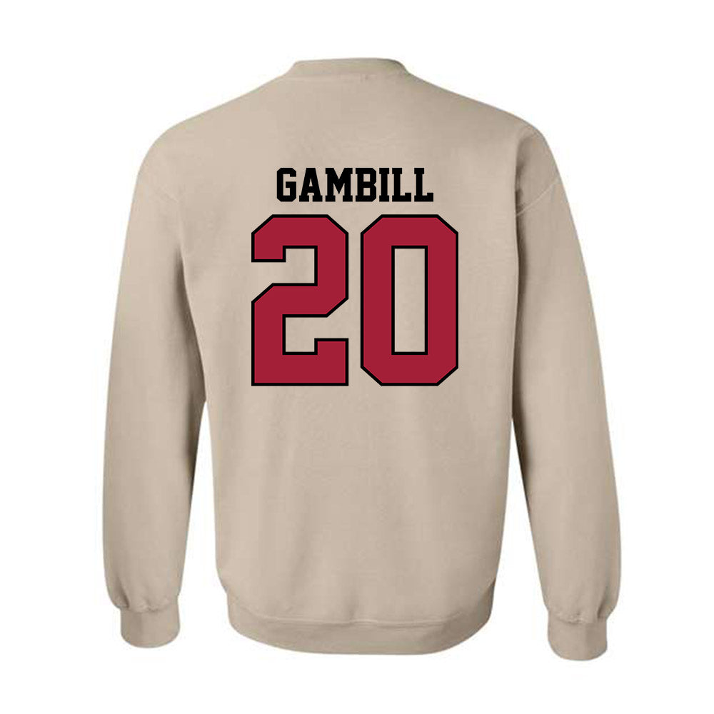 Oklahoma - NCAA Baseball : Trey Gambill - Sports Shersey Crewneck Sweatshirt-1