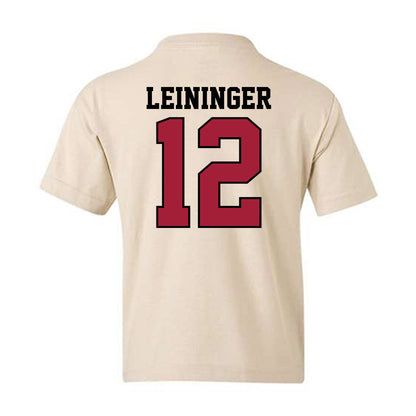 Oklahoma - NCAA Baseball : Ryley Leininger - Sports Shersey Youth T-Shirt-1
