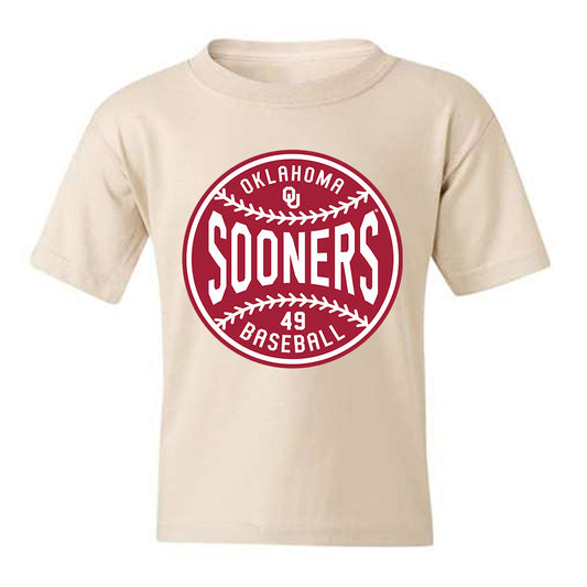 Oklahoma - NCAA Baseball : Jackson Cleveland - Sports Shersey Youth T-Shirt-0
