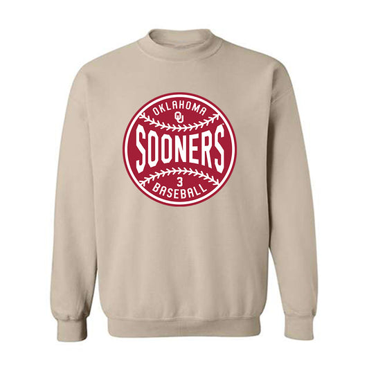 Oklahoma - NCAA Baseball : Jason Amalbert - Sports Shersey Crewneck Sweatshirt-0