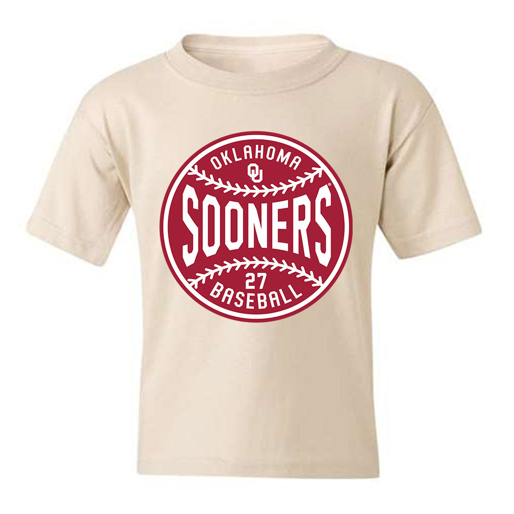 Oklahoma - NCAA Baseball : Drew Rerick - Sports Shersey Youth T-Shirt-0
