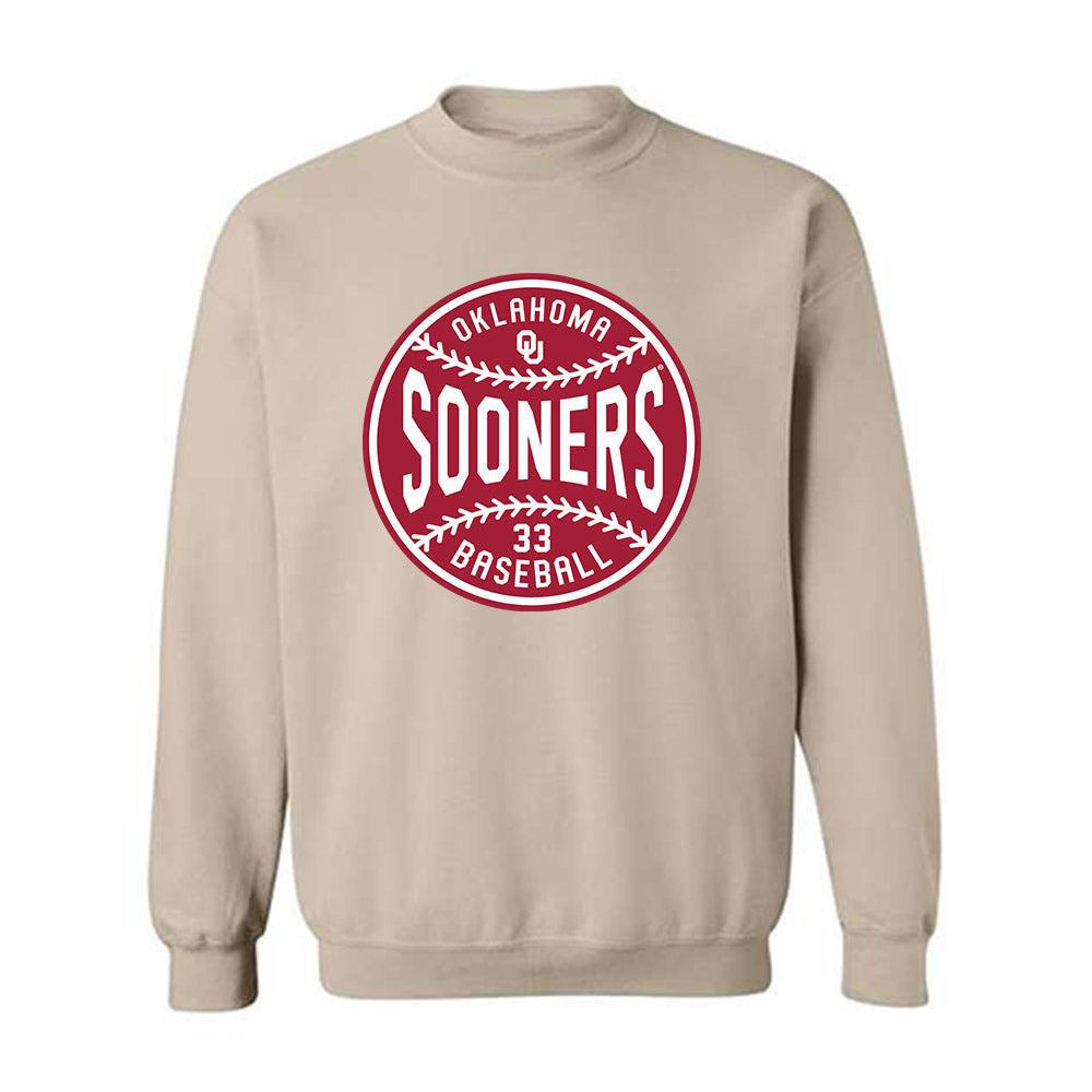 Oklahoma - NCAA Baseball : Berkeley Roddy - Sports Shersey Crewneck Sweatshirt-0