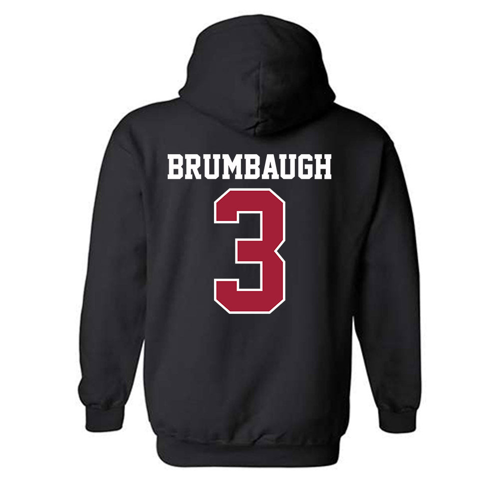 Oklahoma - NCAA Baseball : Cayden Brumbaugh - Sports Shersey Hooded Sweatshirt-1