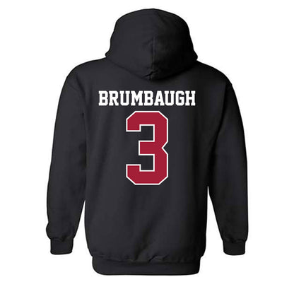 Oklahoma - NCAA Baseball : Cayden Brumbaugh - Sports Shersey Hooded Sweatshirt-1