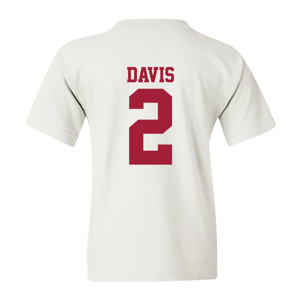 Oklahoma - NCAA Baseball : Myles Davis - Sports Shersey Youth T-Shirt-1