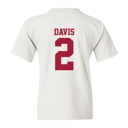 Oklahoma - NCAA Baseball : Myles Davis - Sports Shersey Youth T-Shirt-1