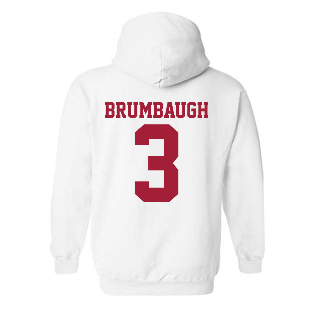 Oklahoma - NCAA Baseball : Cayden Brumbaugh - Sports Shersey Hooded Sweatshirt-1