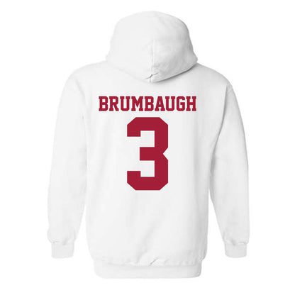 Oklahoma - NCAA Baseball : Cayden Brumbaugh - Sports Shersey Hooded Sweatshirt-1