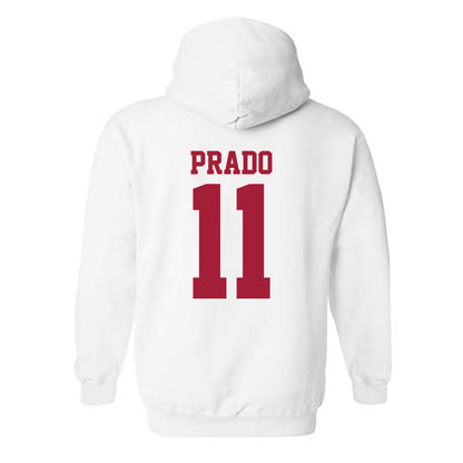 Oklahoma - NCAA Baseball : Gerardo Prado - Sports Shersey Hooded Sweatshirt-1