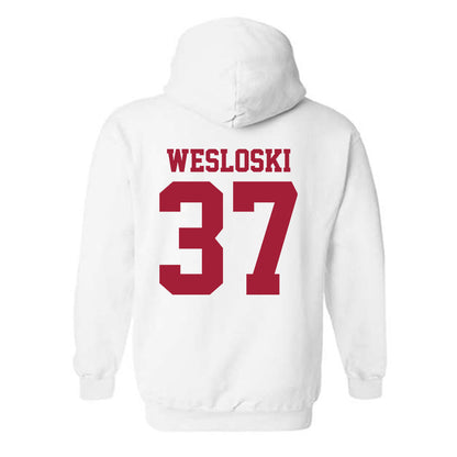 Oklahoma - NCAA Baseball : Nick Wesloski - Sports Shersey Hooded Sweatshirt-1