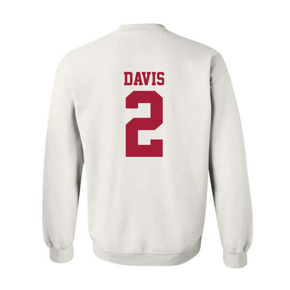 Oklahoma - NCAA Baseball : Myles Davis - Sports Shersey Crewneck Sweatshirt-1