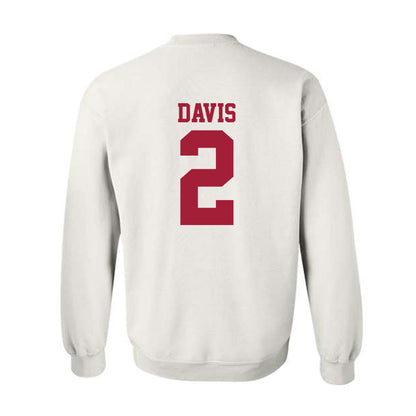 Oklahoma - NCAA Baseball : Myles Davis - Sports Shersey Crewneck Sweatshirt-1