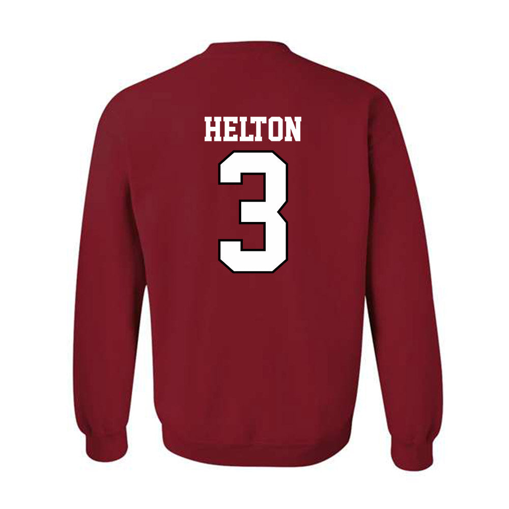 Oklahoma - NCAA Softball : Chaney Helton - Sports Shersey Crewneck Sweatshirt-1