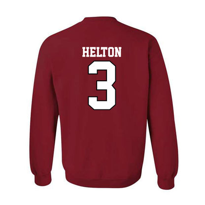 Oklahoma - NCAA Softball : Chaney Helton - Sports Shersey Crewneck Sweatshirt-1