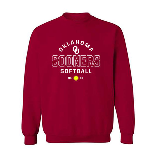 Oklahoma - NCAA Softball : Ailana Agbayani - Sports Shersey Crewneck Sweatshirt-0