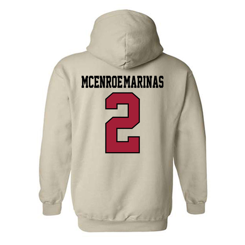 Oklahoma - NCAA Softball : Nelly McEnroe-Marinas - Sports Shersey Hooded Sweatshirt-1