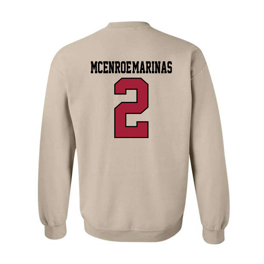 Oklahoma - NCAA Softball : Nelly McEnroe-Marinas - Sports Shersey Crewneck Sweatshirt-1